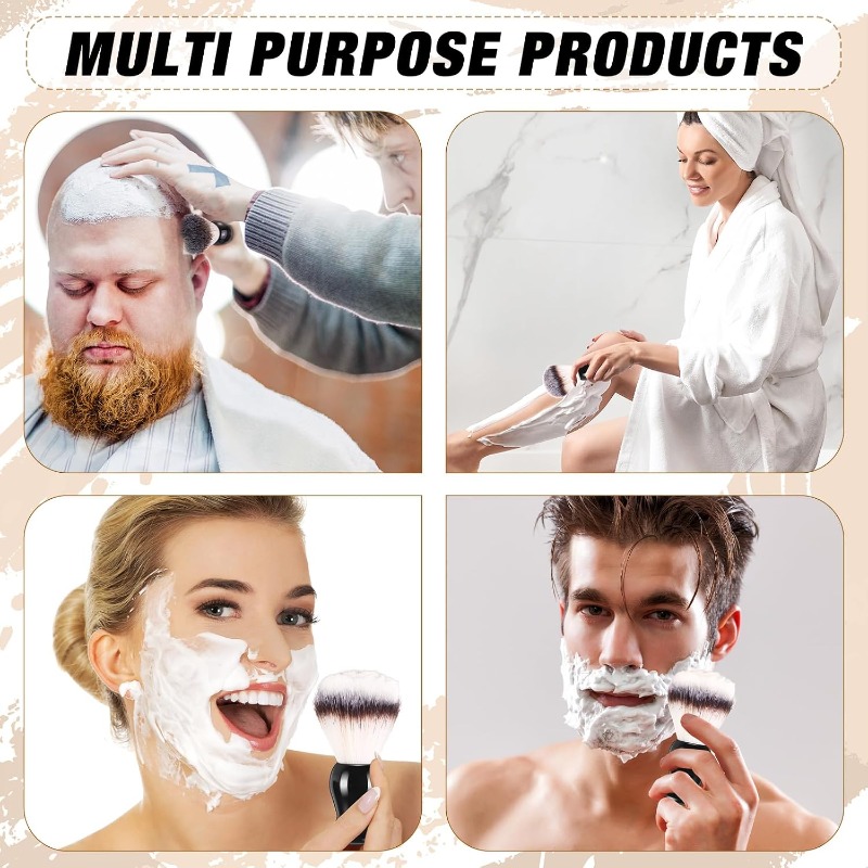 1 Stück Bart-Rasierpinsel, Hol – Men'S Grooming Hair Bewertung und Preis