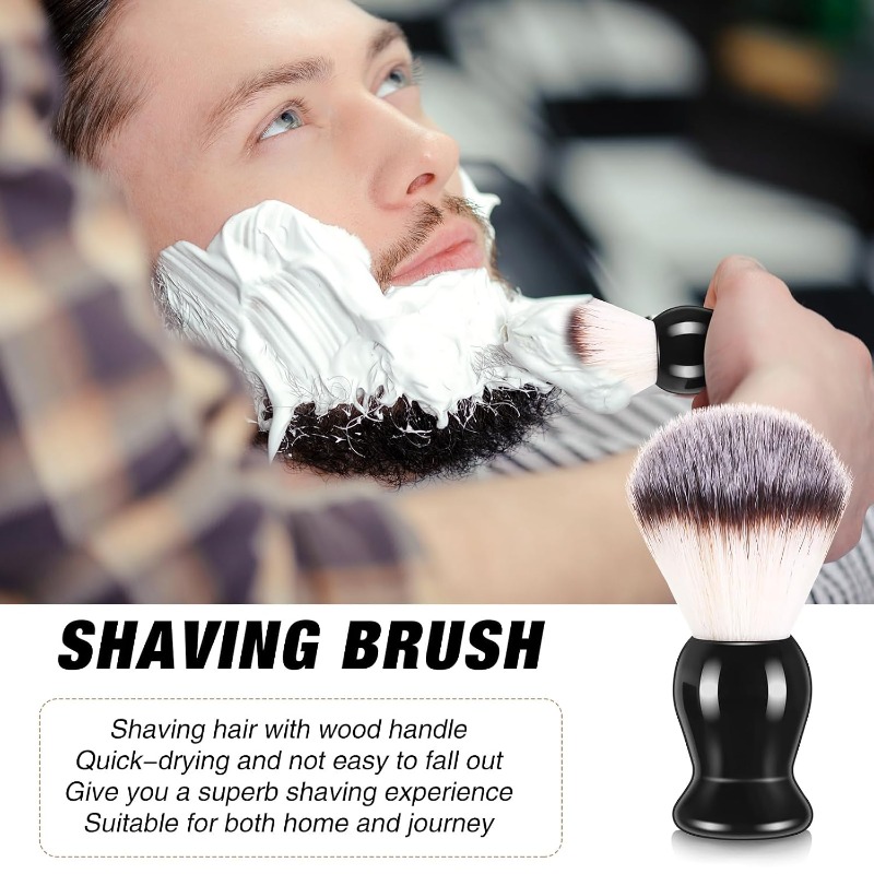 1 Stück Bart-Rasierpinsel, Hol – Men'S Grooming Hair Bewertung und Preis
