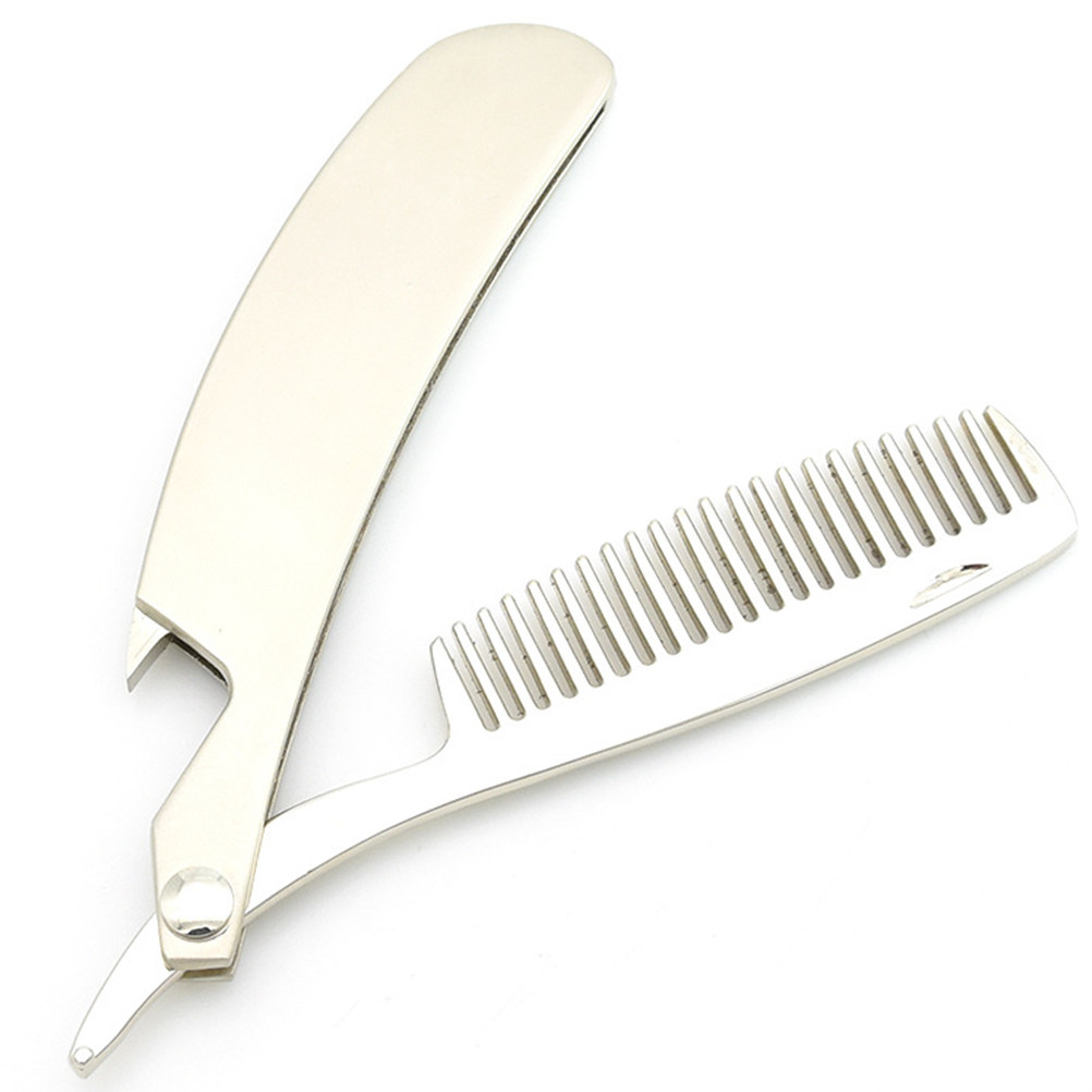 Zinklegierungs-Bartkamm, faltb – Men'S Grooming Hair Bewertung und Preis