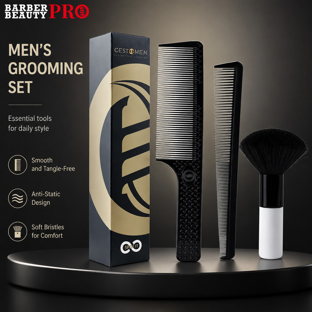3-teiliges professionelles Haa – Men'S Grooming Hairstyles Bewertung und Preis